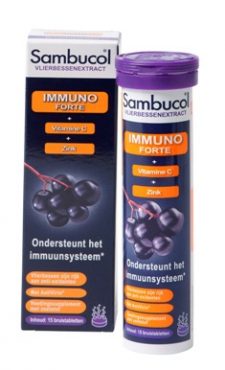 Sambucol Immuno Forte Bruistabletten als ondersteuning van je weerstand en je immuunsysteem