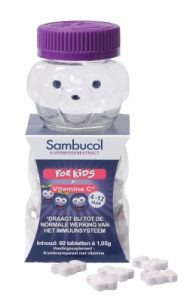 Sambucol Kids Kauwtabletten als ondersteuning van de weerstand en immuunsysteem van je kinderen